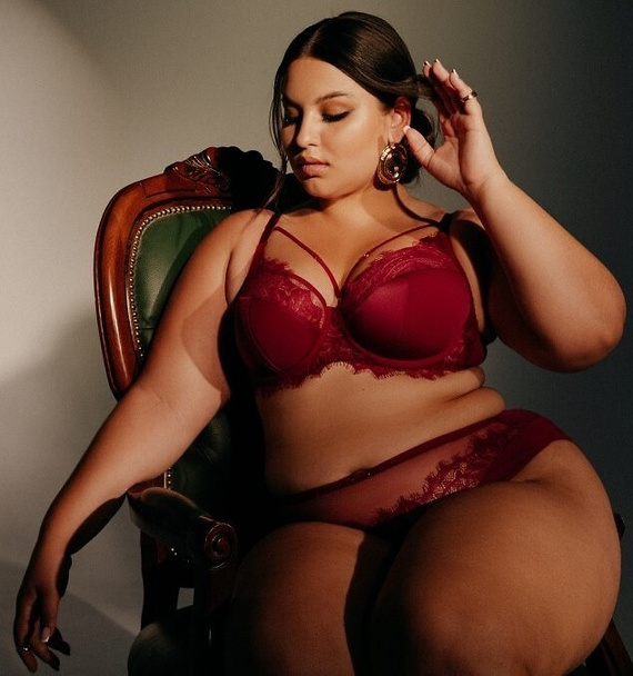 2149 Polovyztužená maxi podprsenka Ava - chianti