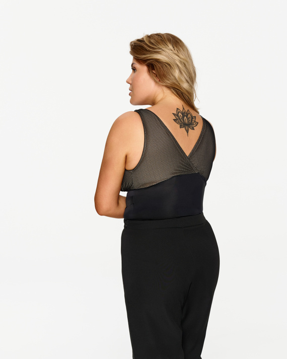 258 Dámské body Lupoline - průhledná síťovina, elegantní, večerní