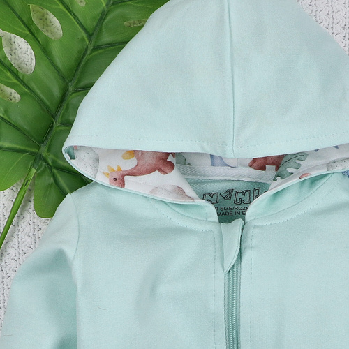 ABN-5576 Dětská mikina Dino Explorer Nini - organická bavlna, pohodlný střih