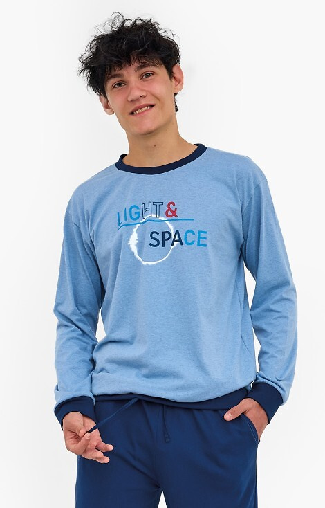 998/57 Cornette F&Y mládežnické pyžamo - bavlna, dlouhý rukáv, kalhoty