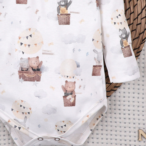 Body Nini Balloon Friends 100% organická bavlna, vyrobeno v Polsku