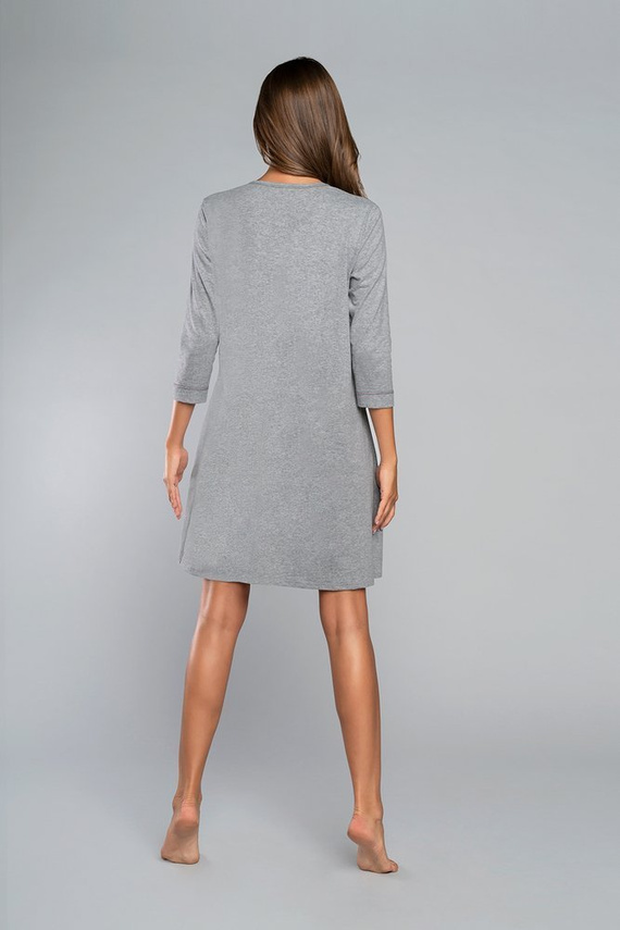 Těhotenská a kojící košile Balm. 3/4 rukáv Italia Fashion - melanž