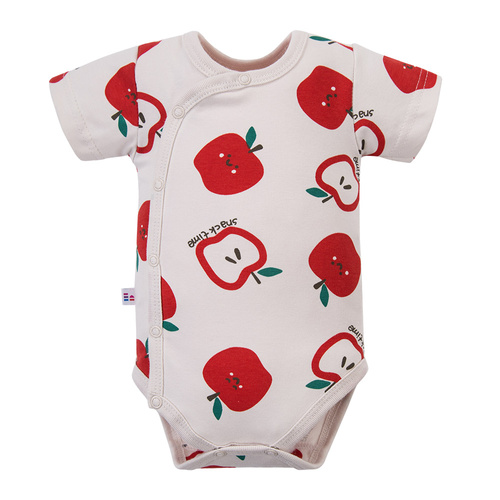 Kojenecké body Eevi Snack Time krátký rukáv bavlna pohodlné