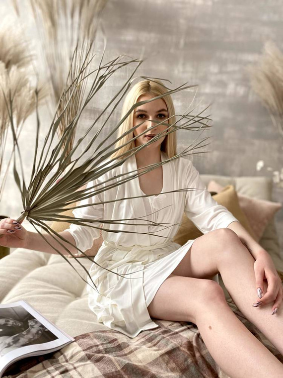 871 / 529 Visa Dámský župan Forex - Ecru