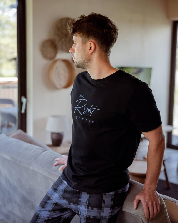 Sensis Victor Pánské pyžamo - černé