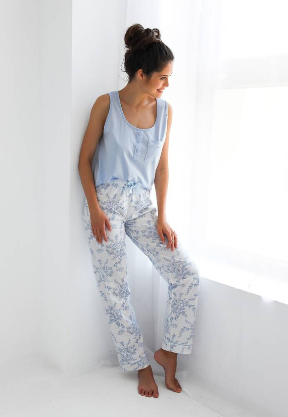 Dámské pyžamo Arely Sensis - modré