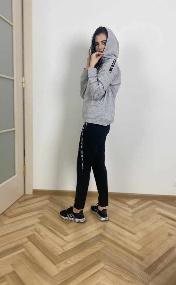 496 Dámská tepláková souprava Just Forex - světlý melír