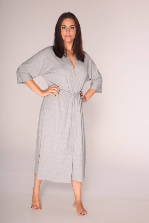 942 Visa Dlouhý župan De Lafense - světlý melír