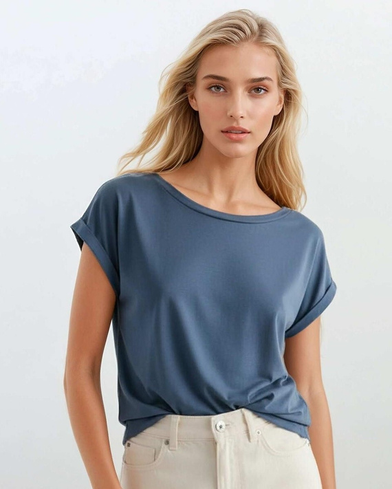 Dámské tričko Norilla Eldar 95 % bavlna volný střih lodička