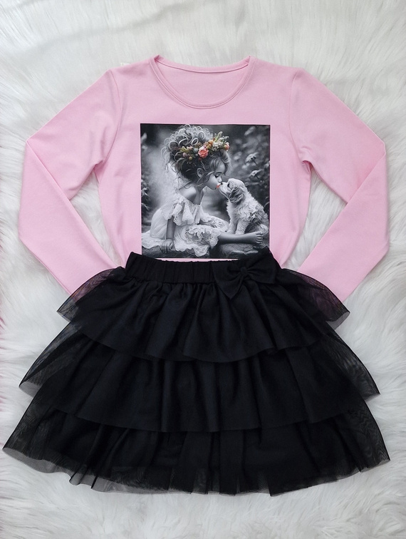 Kiss Baby halenka Bambarillo pink jersey | Pohodlí a styl