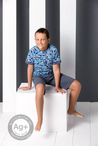 PY2007 Chlapecké pyžamo Passion graphite