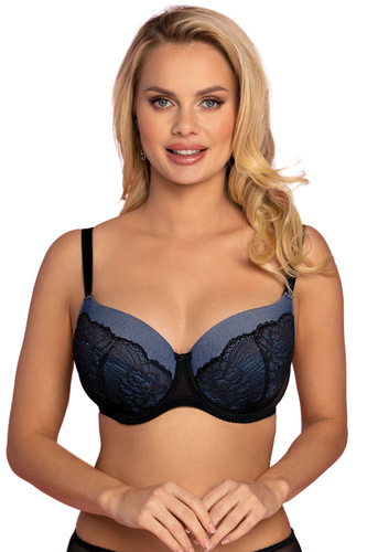 VB-438 Vena vyztužená podprsenka černá-jeans