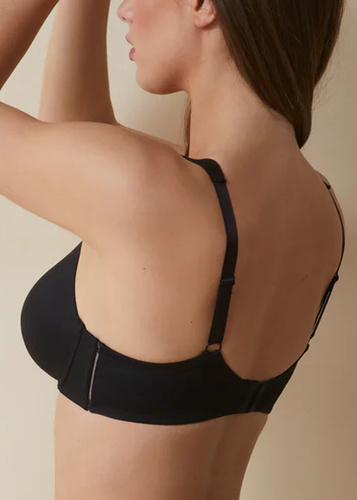 Lorea Soft bra Selene Black - měkká s kosticemi, bez vycpávek
