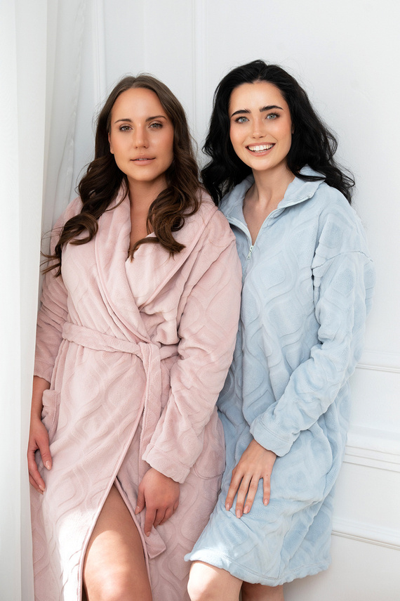 Arena Dámský župan Italian Fashion - modrý