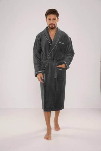 735 Manuele pánský župan De Lafense - grafitový