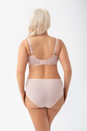 K 937 Evia Soft bra Gorsenia beige - měkká podprsenka s výšivkou pro velké poprsí