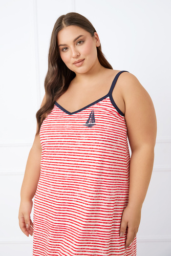 Dámská košile Flota, slim fit Italian Fashion - potisk červená