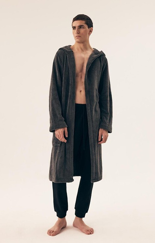 43012 Pánský župan s kapucí Mild Henderson - hřejivý a měkký