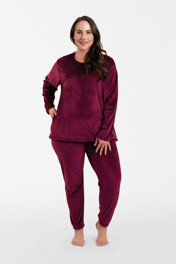 Akara Dámská souprava Italian Fashion - vínová