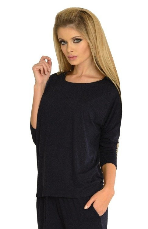 305 Paula Dámský pyžamový oblek - tmavě modrý