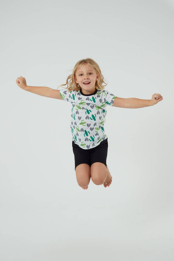 Picos Dětské pyžamo Italian Fashion - potisk/černá barva