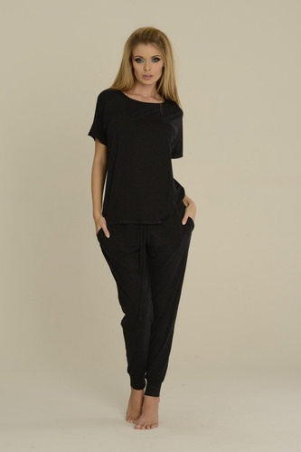 524 Paula Dámské pyžamo De Lafense - grafitové