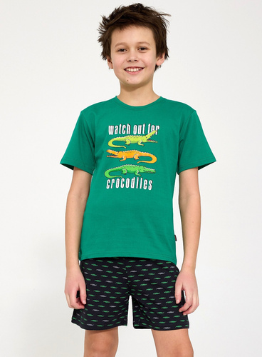 Chlapecké pyžamo Cornette Young Boy 790/125 Crocodiles, 100% bavlna