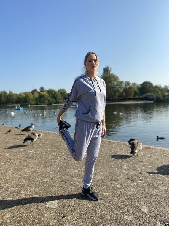 459 Nice Forex dámská tepláková souprava - světlý melír