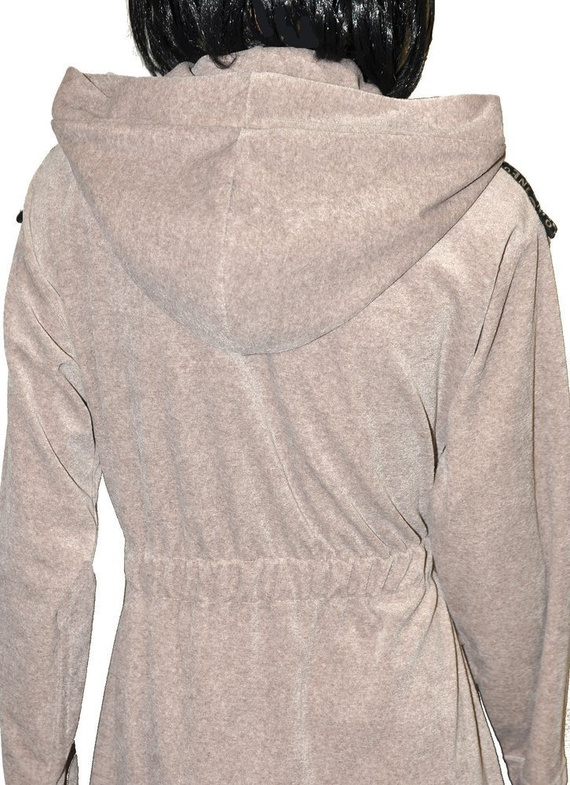 497 Macarena Dámský krátký župan Forex - béžový melír