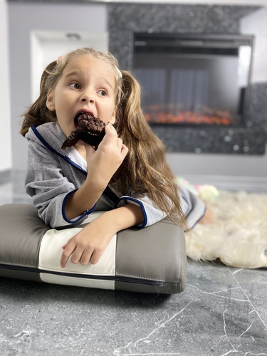 374 / 375 Dětský župan Desiree - šedý