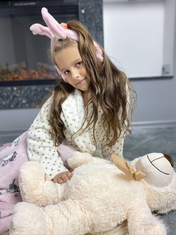 367 Melanie Forex Dětský župan - ecru