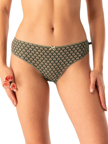 Dámské kalhotky LPR 737 Key green - bavlněné, 2 balení v krabičce, pohodlné a klasické