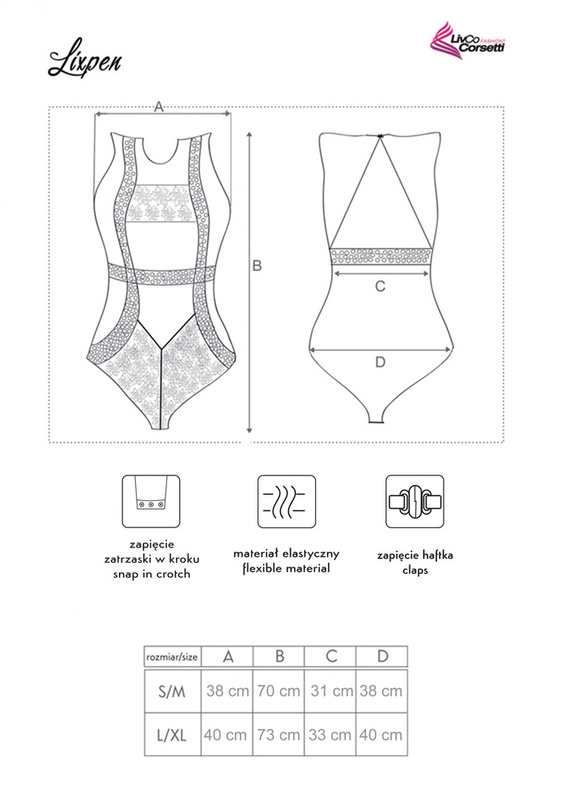 Lixpen LC 90612 Dámské tělo LivCo Corsetti Fashion