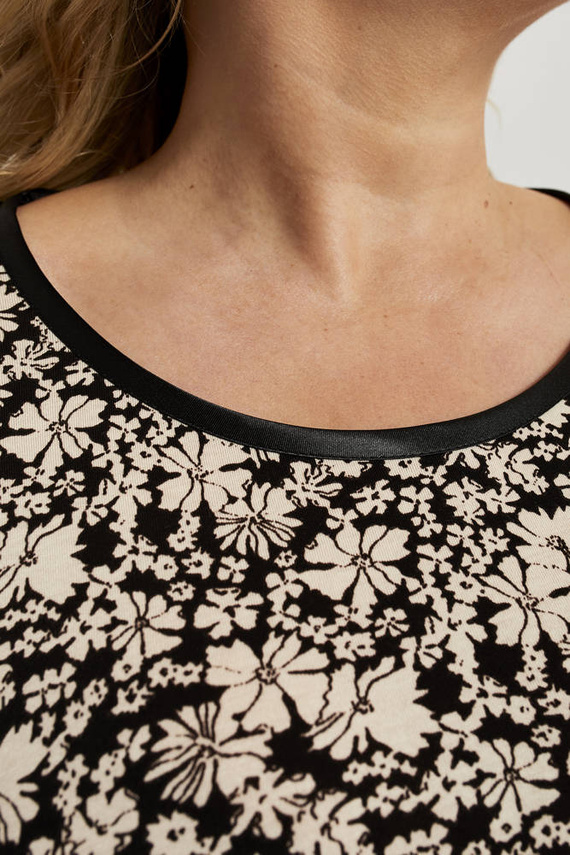 Guyana Dámská noční košile s dlouhým rukávem Italian Fashion - potisk