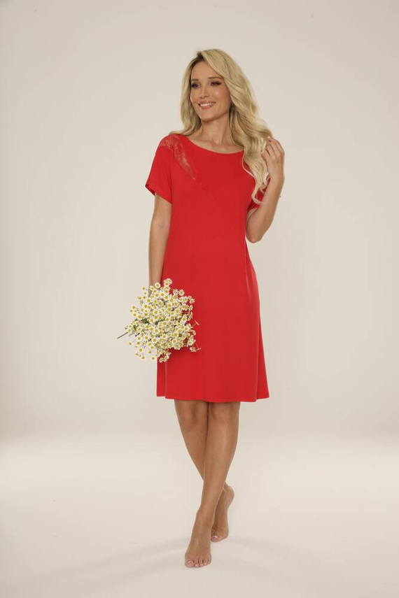 737 Velar Forex noční košile - červená