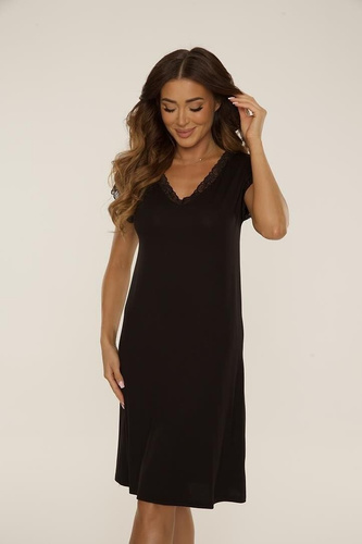 816 Noční košile Hazel De Lafense - černá