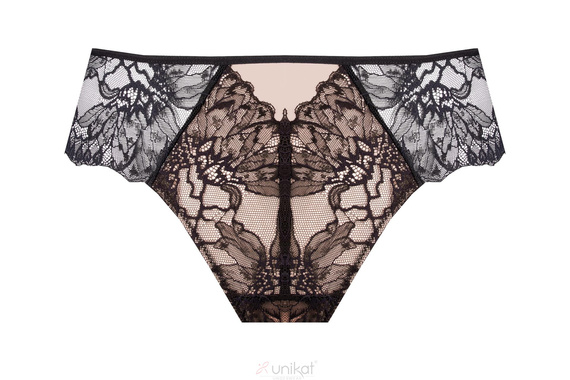 Unikat Kiana dámské kalhotky černé krajkové klasické