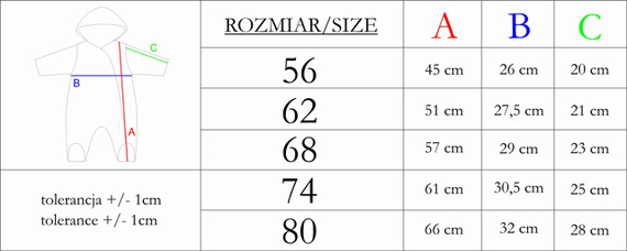 216270 Lala Luna Nicol tepláky - růžová dětská kombinéza s ušima, velikost 56-68