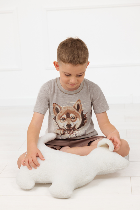 Chlapecké pyžamo Shiba Italian Fashion 100% bavlna šortky