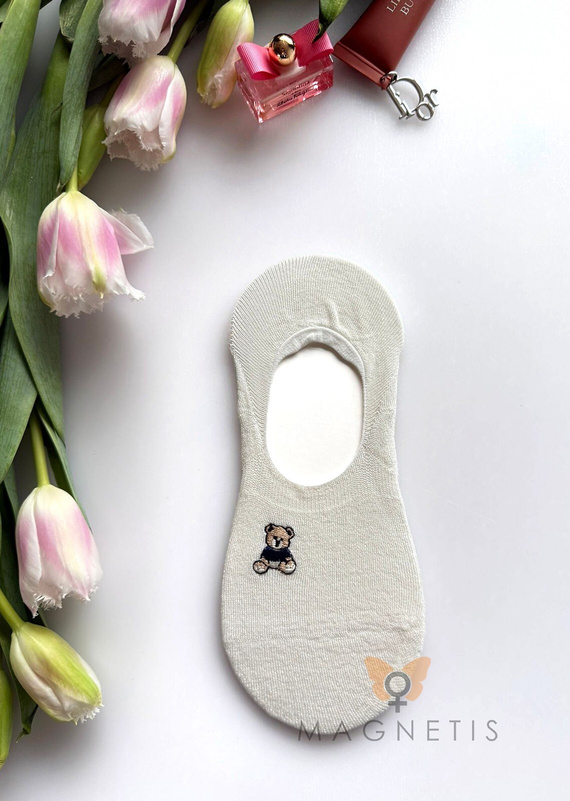 Magnetis YN-251132 – dámské balerínové ponožky z viskózy se silikonem