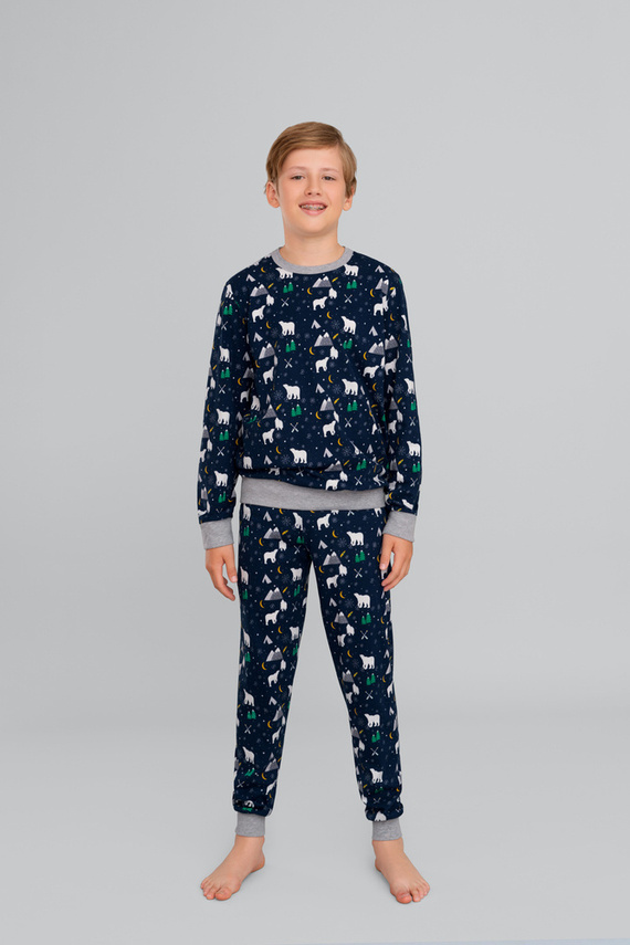 Sid Dětské pyžamo Italian Fashion - vínový potisk