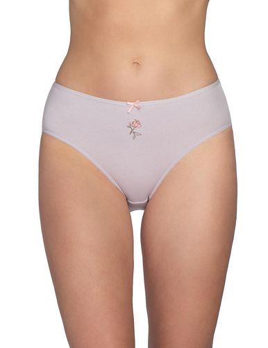 Figi L-122 BI-71 Lama Bavlněné kalhotky Bikini 3ks Květinový komfort