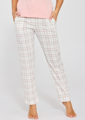 Dámské pyžamové kalhoty 690/50 Cornette 100% bavlna ecru