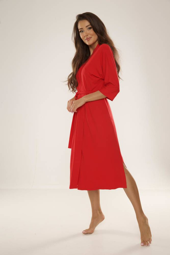 942 Visa Dlouhý župan De Lafense - červený 589