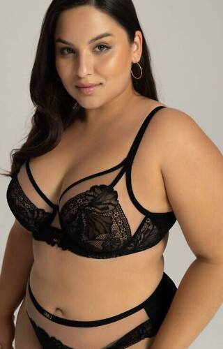 2146 Podprsenka Ava soft bralette - černá