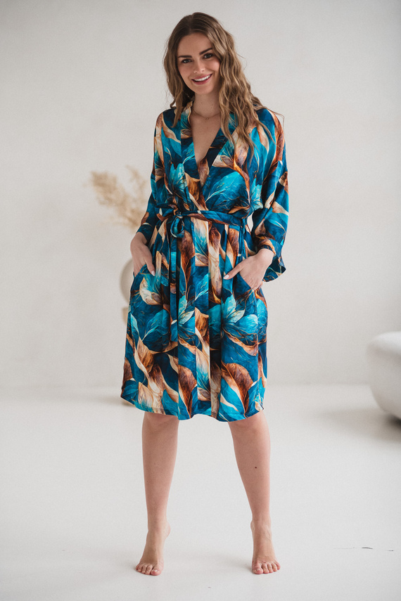 Milk&Love bambusový župan pro těhotné Marmaid 100% viskóza