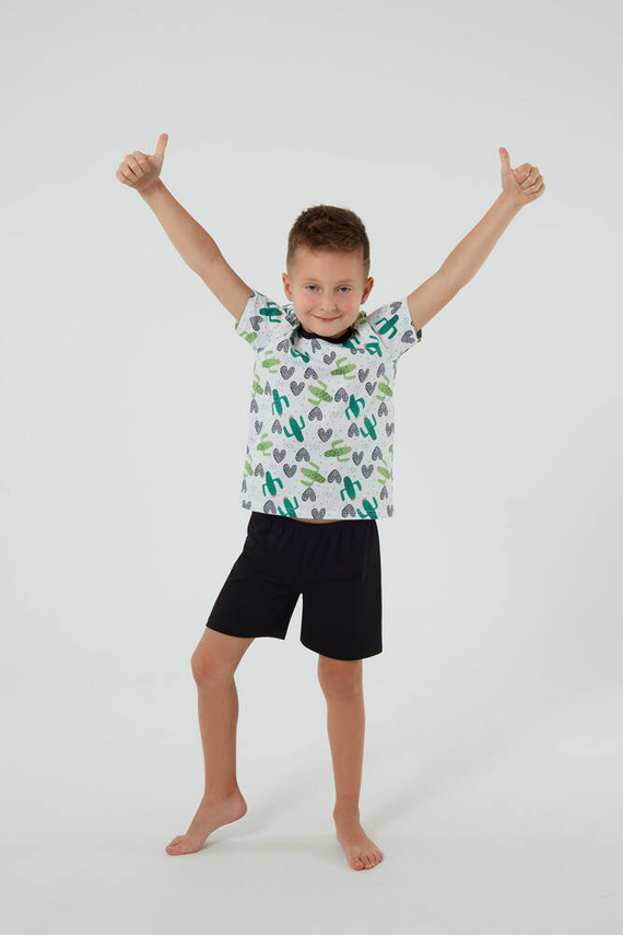 Picos Dětské pyžamo Italian Fashion - potisk/černá barva