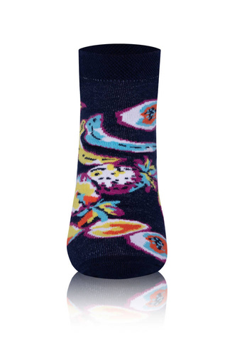 S139S Fruce Foot ponožky Italian Fashion - tmavě modrá