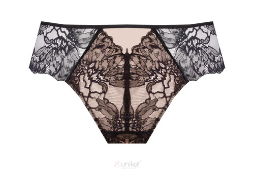 Unikat Kiana dámské kalhotky černé krajkové klasické