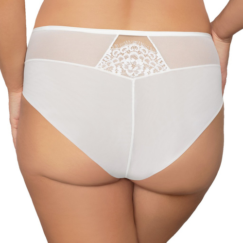 K 968 Loretta Gorsenia Dámské kalhotky s vysokým pasem, krajka, tyl